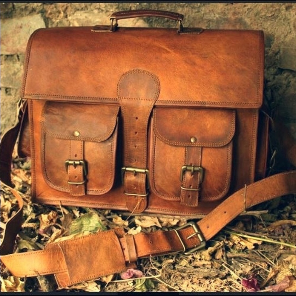35% SALE on Men's Leather Briefcase